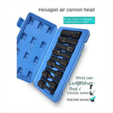 1/2 Inch Drive Master Impact Hex Bit Set, Hex Driver,1/2 Inch Drive Hex Bit Socket Set,Standard V1370-AZ4-07935
