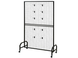 2 Packs Grid Wall Panels, 898 x 1798 mm Wire Grid Panels Display Rack, Movable Art Display Shelf V952-LSWGQ7080INCADLXP001V0