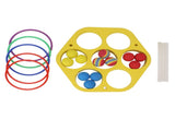 Ring Throw Pool Game Toy EVA Floating Foam with Balls for Kids Adults Water Sports Outdoor Party V1294-YM0703-3111230073111