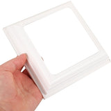 White Vinyl Fence Post Skirt Protective Cover 4pcs V1366-AZ2-W-20481