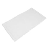 White Picnic Blanket Outdoor Mat, Lightweight Polyester Camping Essential for Beach, Park, Hiking V1369-AZ3-W-18680