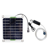 New Solar Pond Aerator with Battery Backup, Portable Design Solar Air Pump Pond Bubbler for Outdoor V1370-AZ4-15866
