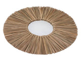 Woven Wall Mirror Decorative Hanging Round Seagrass Wall Mirror for Bedroom Living Room Home V1294-YM0703-3115230038812