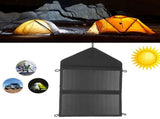 20W Foldable Solar Panel Bag USB Portable Emergency Solar Charging Bag Photovoltaic Power Bag V1294-YM0718-3114200104411