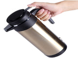 850mL 12V Portable in Car Stainless Steel Electric Heating Cup Boiling Water Bettle Travel Use V1294-YM0722-JYA02657