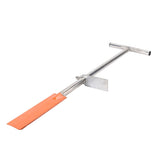 Dibble Bar Planting Tool with Foot Pedal Stainless Steel T Handle Spade Shovel for Digging V1294-YM0901-3111250007411