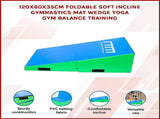 120x60x35cm Foldable Soft Incline Gymnastics Wedge Mat for Yoga & Balance Training V63-824041