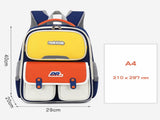 Grey-green Lightweight Kids School Backpack Large Capacity Multi-Pocket Travel Bag Ergonomic V888-ELOSUNG46717