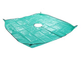 Landscape Tarp for Trimming Water Proof Pruning Tarp with 11.8 Inch Hole 4 Corner Buckles for Easy V1294-YM0901-3111250192011