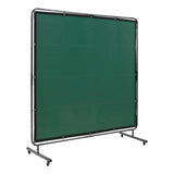 VEVOR Welding Screen with Frame 6' x 6' Welding Curtain Screen on 4 Wheels Green V952-DMSHJPF6X6YC3B64MV0