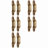 10Pcs European Style Door Handle,Door Pull Handle, Metal Sliding Door Handle for Cabinet Drawer V1369-AZ3-W-11557