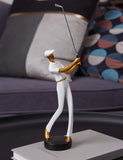 Decor Figurine Statue Modern Sculpture Home Gifts Table Centerpiece Crafts Arts 10inch-Golf V1192-AZ-W-10409