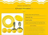 3-Piece Big Dog EVA Floating Dog Ring Toy Set Interactive Tug-of-War Ring and Water Frisbee, V888-ELOSUNG50262