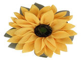 Sunflower Wreath for Front Door Round Artificial Yellow Sunflower Wreath for Front Door Window Party V1294-YM0703-3115230043211