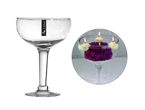 bulk 4 Glass Vase Wine 28cm V637-GVA30327