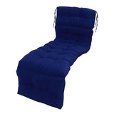 Indoor Outdoor Chaise Lounge Cushion with Ties Splashproof Lounge Chair Cushion Replacement for Lawn V1294-YM0901-3116250003913