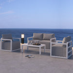 Alfresco Serenity Outdoor Lounge Set – Charcoal Grey V264-OTF-543A-DGR-5PC