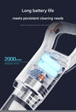 Green Cordless Handheld Vacuum Cleaner - 8500Pa Powerful Suction, 700mL Dust Cup, USB Rechargeable V888-ELOSUNG53049