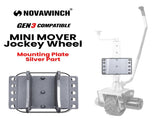 Mini Mover Mounting Plate Silver Part for Gen 3 Caravan Jockey Wheel NT0405X-BC