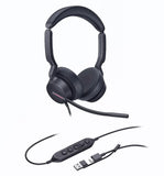 Yealink UH46 Dual UC USB-C/A Unified Communications USB Wired Headset 3-Noise-Canceling Microphones V1202-V2-IPY-UH46-D-UC-CA