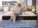 Giselle 35cm Queen Mattress Firm with Copper Memory Foam and Edge Support MATTRESS-E-REGAL-35-Q