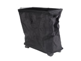 4 Roll Wheels Laundry Basket with Handles Oxford Cloth Storage Bin for Household Sundries Black V1294-YM0521-3117230008012