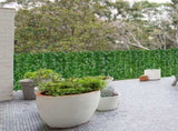 Artificial Leafing Roll UV Fade Protected Hedging Wall Landscaping Garden Fence Balcony V1294-YM0717-10135669