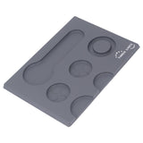 Coffee Tampers Mat Portable PVC Polished Back Antiskid Coffee Tamping Pad for Bar Cafe Home Grey V1294-YM0626-3118220323012