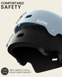 OutdoorMaster Youth & Kids Bike Helmet - Adjustable Multi-Sports Skateboard Helmet with Removable XFOM-ORYXKIDS-BLACKS-CN