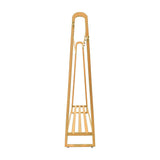 Wood 160x100cm Clothes Rack Slim Stylish Space Saving V63-840831