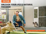 Dog Door for Sliding Glass Door, 75 7/8"-80 11/16" Adjustable Height Doggy Door for Sliding Doors, V952-HDMGMLXCKJBLJHZS9V0