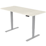 Fortia Sit To Stand Up Standing Desk, 150x70cm, 62-128cm Electric Height Adjustable, Dual Motor, V219-FURDTSFORKITS5WO