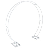 Round Arch Backdrop Stand for Wedding Party Metal Pipe Frame Archway Decoration Indoor Outdoor V767-HQ-XJ118-M-G2
