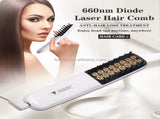 2-in-1 Smart AI Hair Straightener Brush & Red Light Therapy Comb - Cordless Mini Hot Comb with 3 V1268-MZ00087