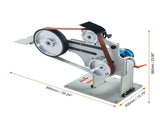 Belt Grinder Sander 72 x 2-Inch Belt Polisher with VFD 3 Grinding Moulds V952-SDMC1500W728DDD10V3