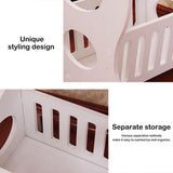 Clearance Sales Living Room Mini Storage Small Round Table Round Small Nightstand Table Coffee Table V1369-AZ3-W-11962