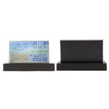 Weather Clock Transparent ABS Wireless Multifunctional Temperature Alarm Clock with Color Screen V1294-YM0703-3113230046711