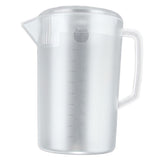 Water Pitcher PC Plastic High Temperature Resistance Frosted Kettle Mix Drinks Water Jug with Scale V1294-YM0706-3118230174811