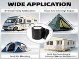 RV Underbelly Tape RV Underbelly Material Waterproof Repair Tape for RV, Camper, Travel Trailer, V1192-AZ-W-18036