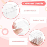 50PCS Acrylic Boxes with Lids, 2"2"2" Mini Clear Candy Boxes, Square Transparent Display Cases, V1369-AZ3-W-08765