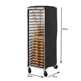 Bread Rack Cover, Pan Rack Cover, Bread rack dust cover with zipper, high density waterproof oxford V1192-AZ-W-3534