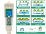 YY-1040 4-in-1 Hydroponic Water Quality Tester for Hydroponics, Aquariums, and Pools IP67 Waterproof V1192-AZ-W-28592