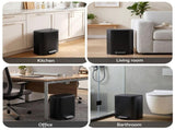 Cefito 20L Trash Bin Steel Pedal Bins Soft Close Kitchen Rubbish Waste Can Black RB-20L-1C-BK