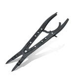 Heavy duty vehicle specific wheel hub clamp tool locking spindle ring disassembly tool spindle clamp V1366-AZ2-W-14376