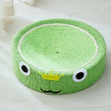 Green Frog Cat Scratcher Bed - Sisal Scratch Pad with Fun Animal 40*40*10cm V888-ELOSUNG10419