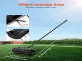 Rolling Lawn Aerator, 525mm Heavy-Duty Manual Rolling Aerator Lawn with Detachable Handle and 33 V952-STGSJCPQQ21IUVKE8V0