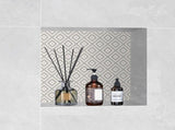 Shower Ready for Tile 40.64 x 40.64 cm, Single Shelf Organizer, Square Corners Wall-inserted V767-VVR-SLLYBK1C16YCJHDDFV0