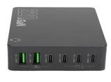 220W USB C Fast Charging Station GaN High Efficiency Portable USB C Charging Hub for PD 100W Laptop V1294-YM0901-3113250126312