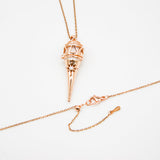 Gift Box - Cone Rose Gold Aroma Necklace Purify Oil Blend V760-GBAJ - 23