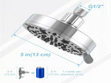 Shower Arm 10 in Bundle with 9 Mode Shower Head, Chrome V1258-DP02-C-566